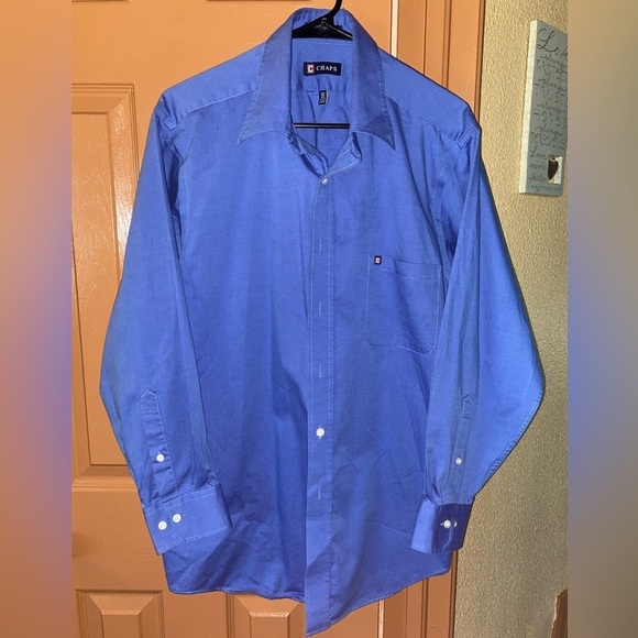 EUC -  Mens Large CHAPS Dress Shirt - Picture 1 of 2